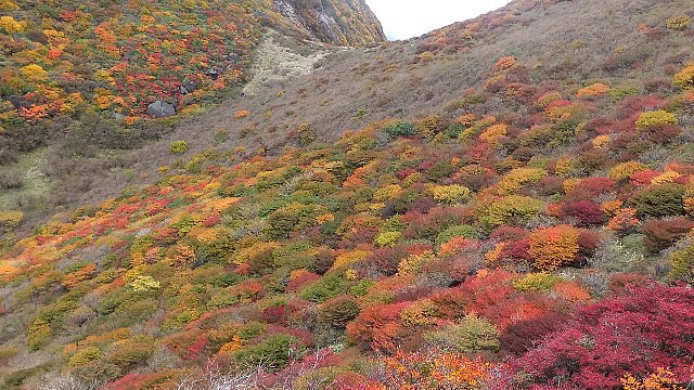 三俣山の紅葉