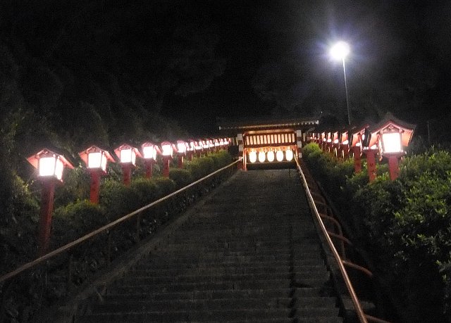 篠崎八幡宮の石段