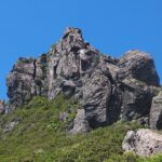 星生山の大岩壁
